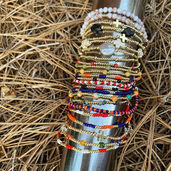 14k gold filled beaded bracelets - Picture 11 of 14